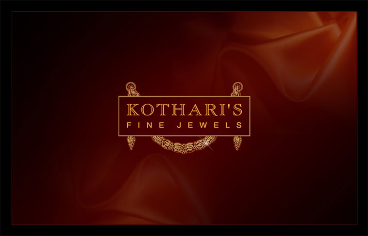 Kothari's Fine Jewels Home Page Layout